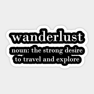 Wanderlust Sticker